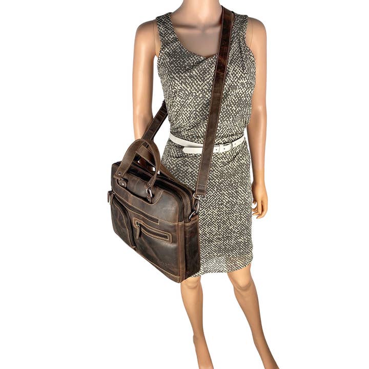 Arrigo – Großhandel Laptoptasche – Unisex – Arrigo Buffalo-Leder Aktentasche für Laptop 15,6 Zoll – 3 Farben9