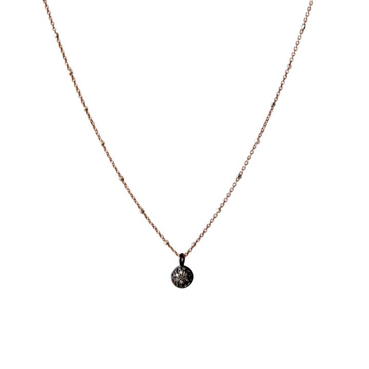 Rebecca Scott Jewelry - Vendita all'ingrosso Collana con ciondolo/pendaglio - Collana con ciondolo a disco diamante Pave