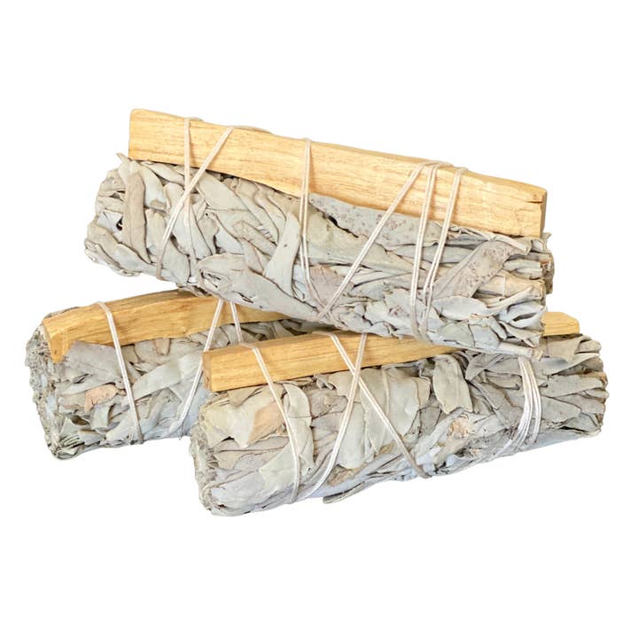 Picki Nicki - Wholesale Sage Bundle - White Sage Smudge Sticks with Palo Santo4