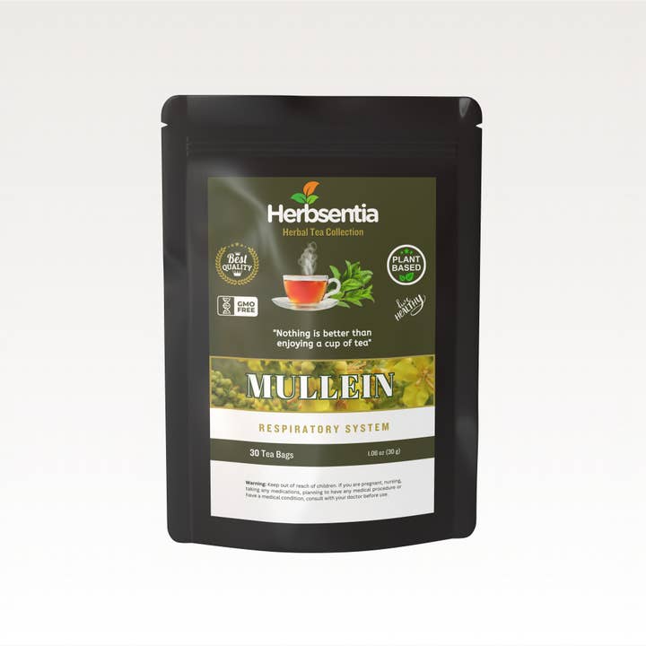 Succus - Wholesale Health/Detox Tea - Mullein Tea - Smooth & Soothing Herbal Infusion