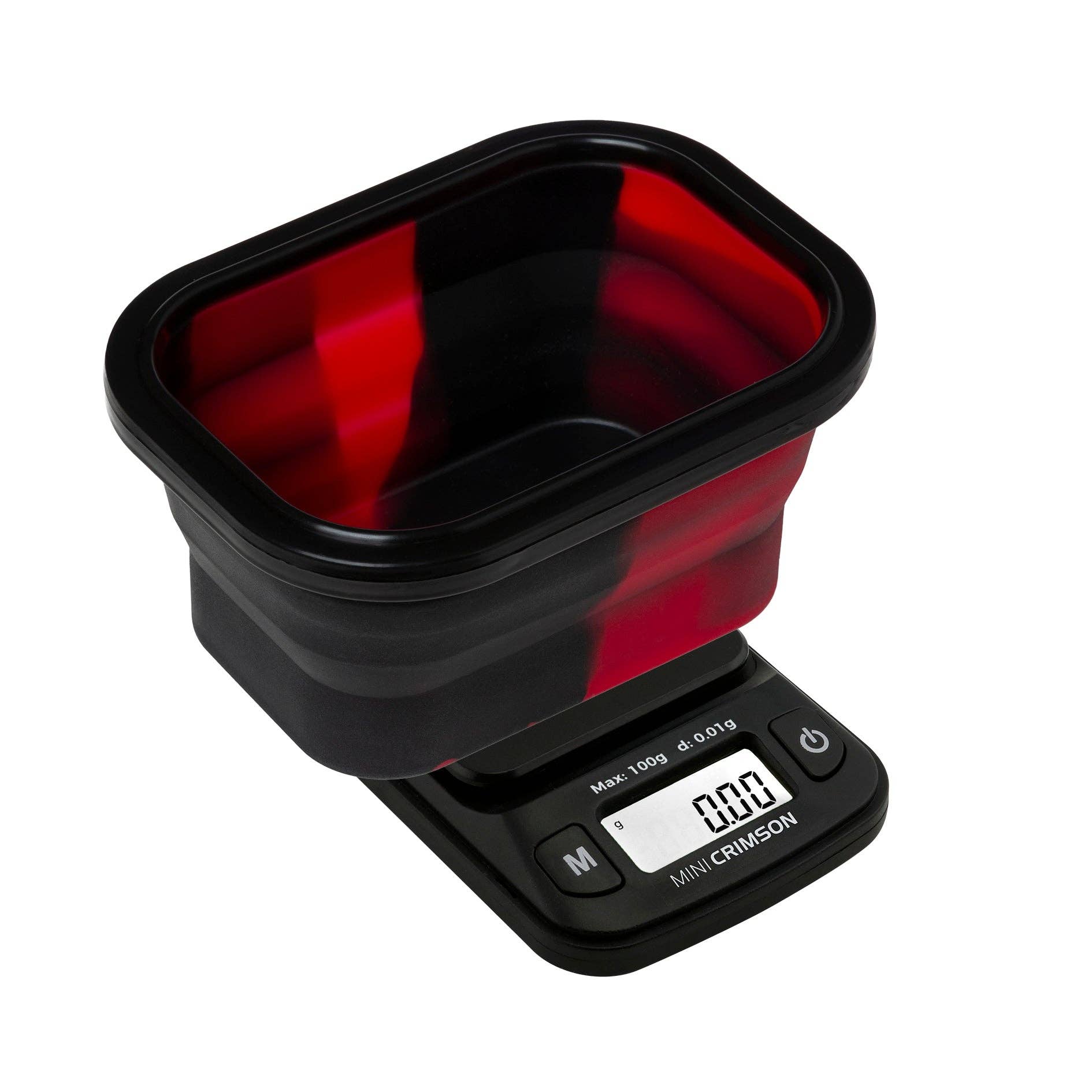 Cannatron - Wholesale Kitchen Tool/Gadget - Truweigh Mini Crimson Collapsible Bowl 100G X 0.01G6