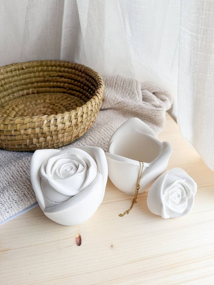 Schmuckkästchen Rose für den Großhandel von Mísis Handmade Home decor