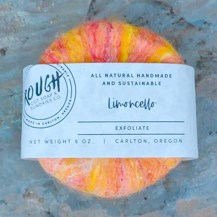 Felted Soap - Choose your Scent for wholesale by Rough Cut Soap and Sundries