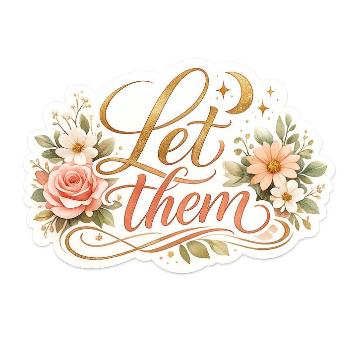 Laat ze sticker 3" voor wholesale door Christmas All Over