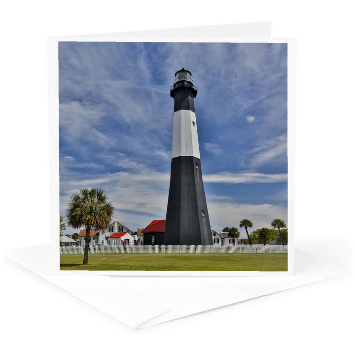 3dRose, Tybee Island Lighthouse just to the east of Savannah, Georgia, Greeting Card for wholesale by 3dRose