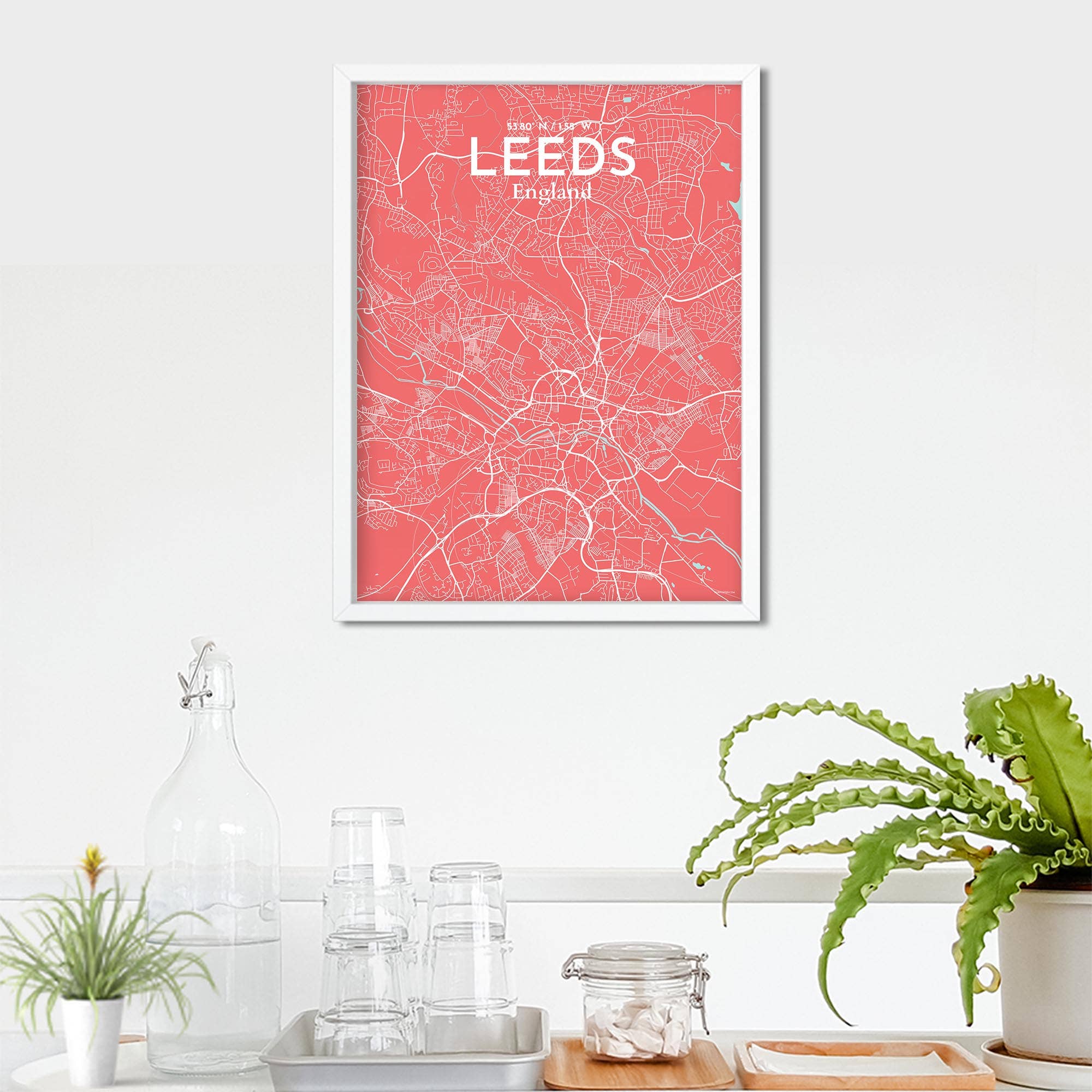 OurPoster.com – wholesale Poster – Leeds karta affisch254