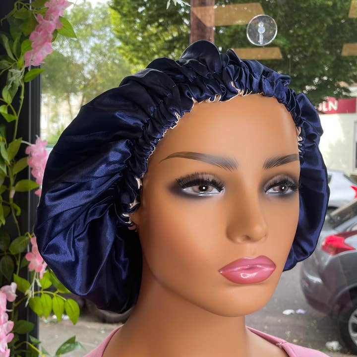 Lux Beauty Essentials Ltd – wholesale Sleep cap / bonnet – women's – Lux Adjustable Strap Hair Bonnet3