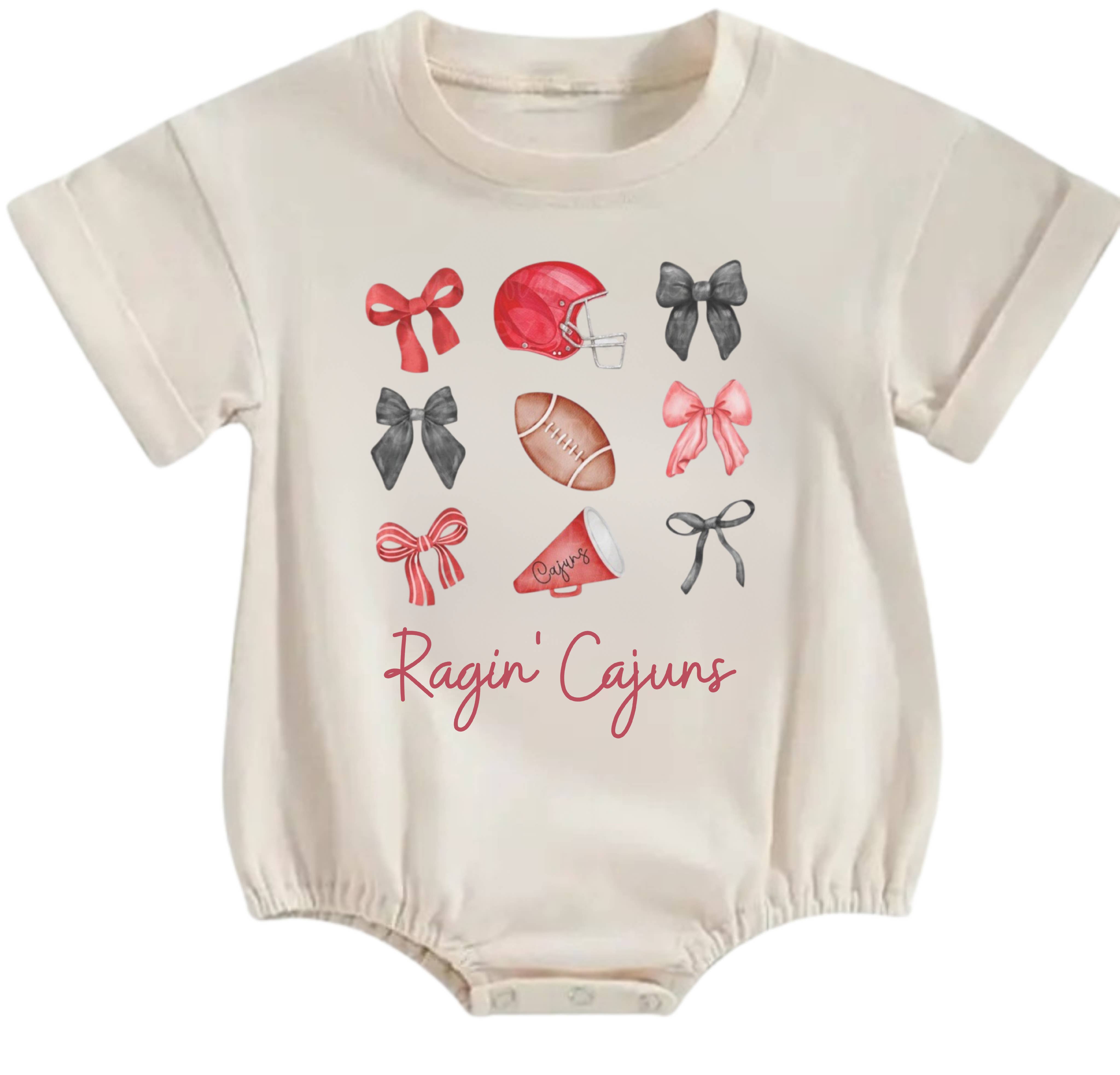 ntrl co. – Engroshandel Bodysuit - Baby – Ragin Cajuns Grafisk Boble | Kampdag
