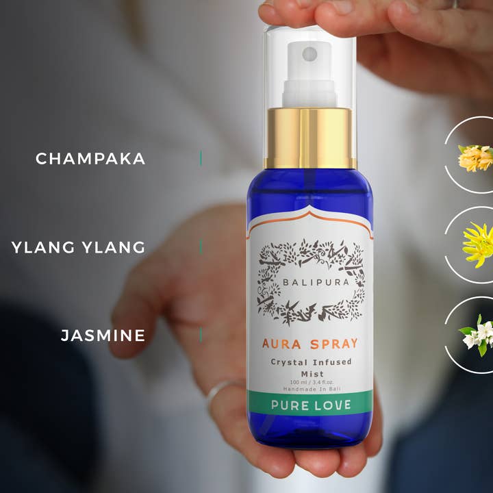 Balipura – Aromatherapy & Holistic Wellness - Vente Spray d'ambiance à la sauge - Balipura – Brume d'Amour Pur | Cœur Ouvert & Connexion Profonde6