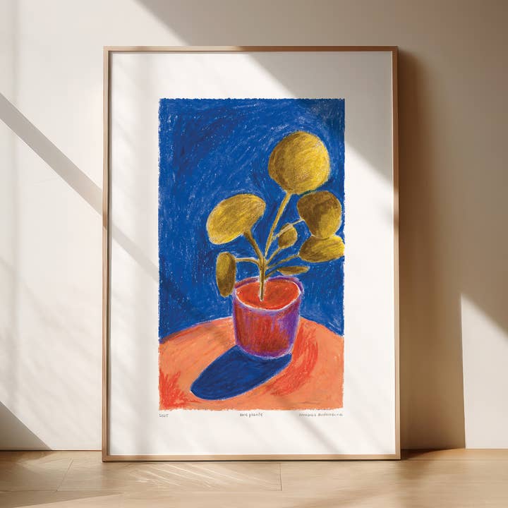 Affiche 'Une plante' for wholesale by Anne-Julie Dudemaine