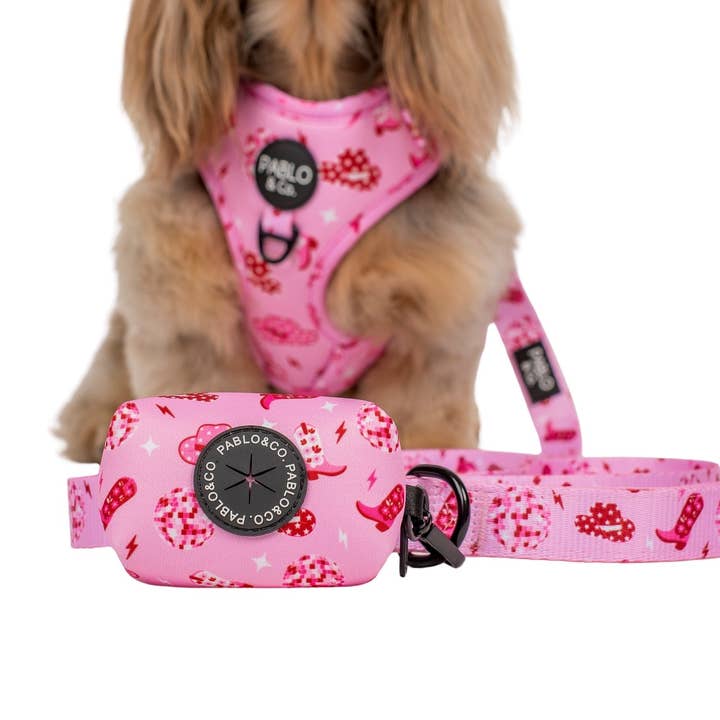 Pablo & Co. Boutique - Wholesale Pet Poop Bag Dispenser - Disco Cowgirl - Dog Poop Bag Holder