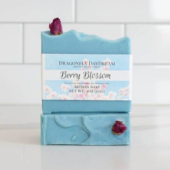 Dragonfly DayDream - Wholesale Bar Soap - BERRY BLOSSOM Artisan Soap3