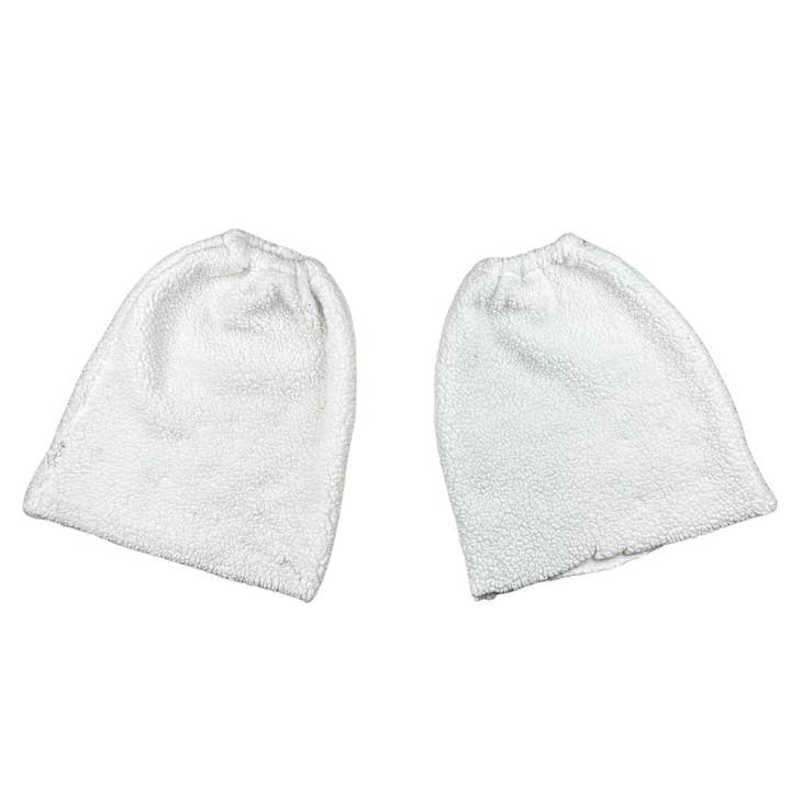 Fuzzy White Leg Warmers – Cozy, Chic & Trendy for wholesale by The Modern Alien