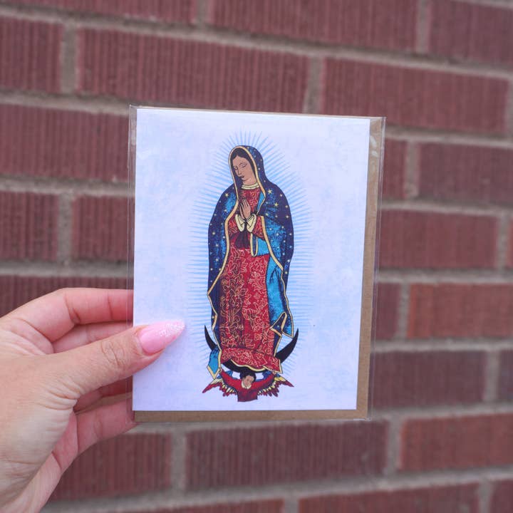 Erica Alfaro Designs - Vendita all'ingrosso Biglietti di auguri generici - Biglietto di auguri Virgen De Guadalupe1