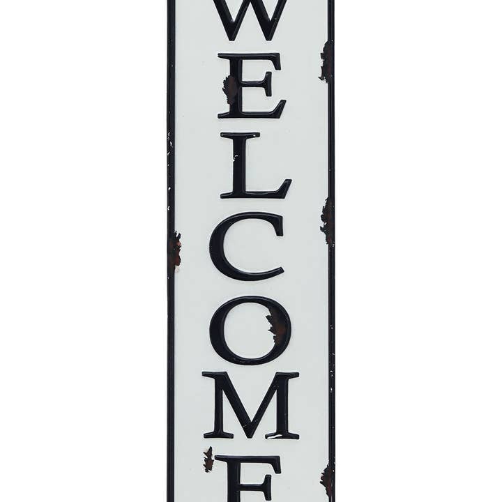 Paris Loft Inc - Wholesale Sign - Welcome Carved Metal Wall Sign Home Decor