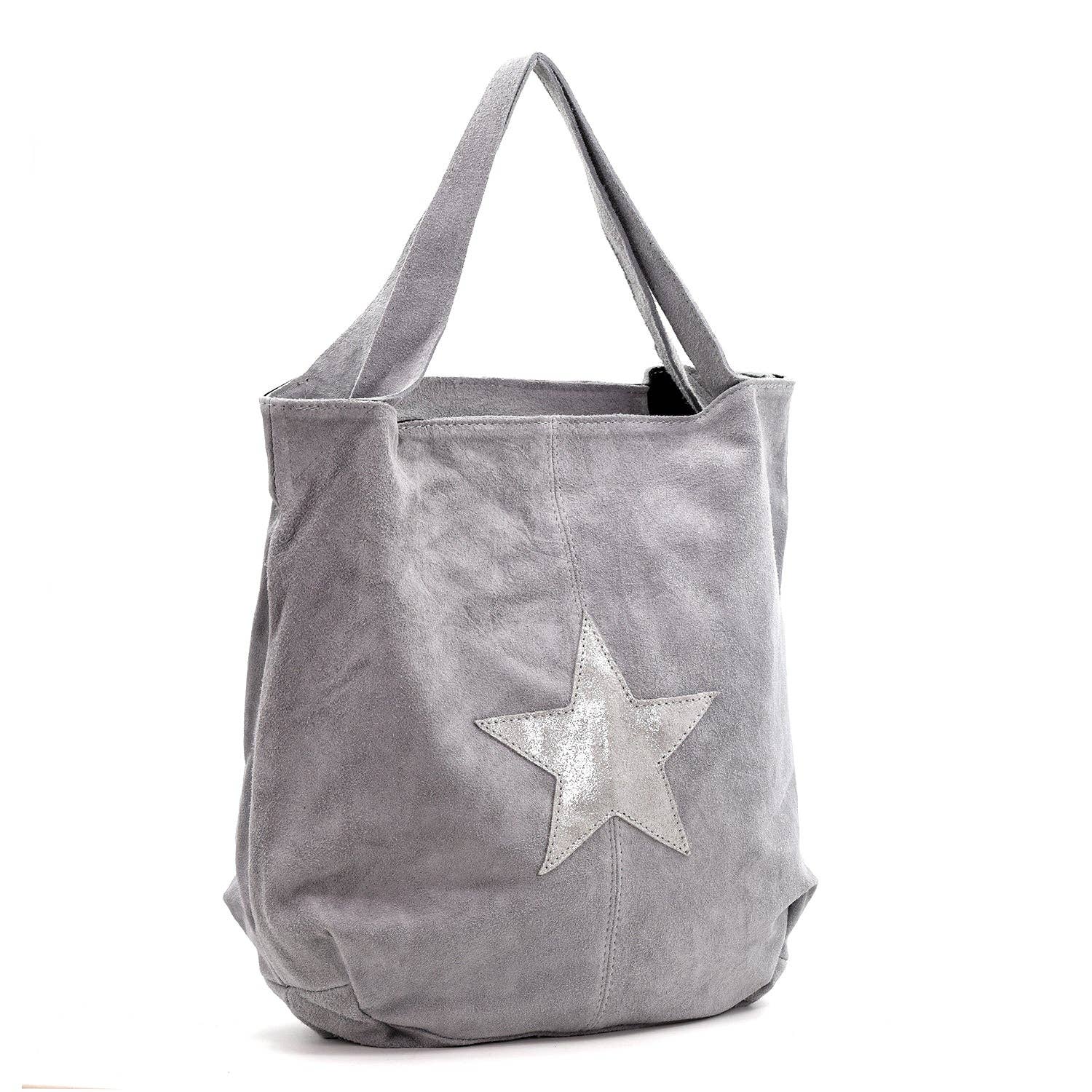 Tempest Designs – wholesale Tote bag – Women's – Semi metallic star suede bag2