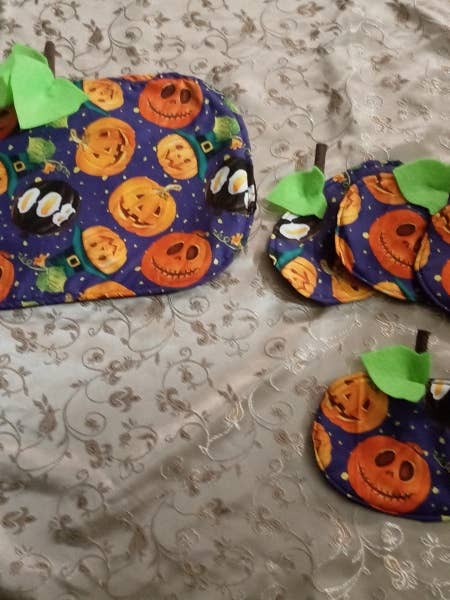 Pumpadukningsset, vacker dekoration. LXC7 för wholesale av BLUE RIBBON ORNAMENTS