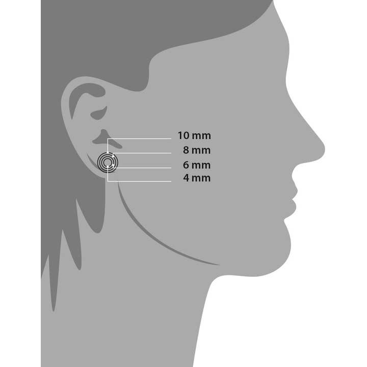 LIV & LENN - Wholesale Earrings - Kids - Children's earrings dog paw paw paws with glitter 7 mm gold-plated sterling silver8