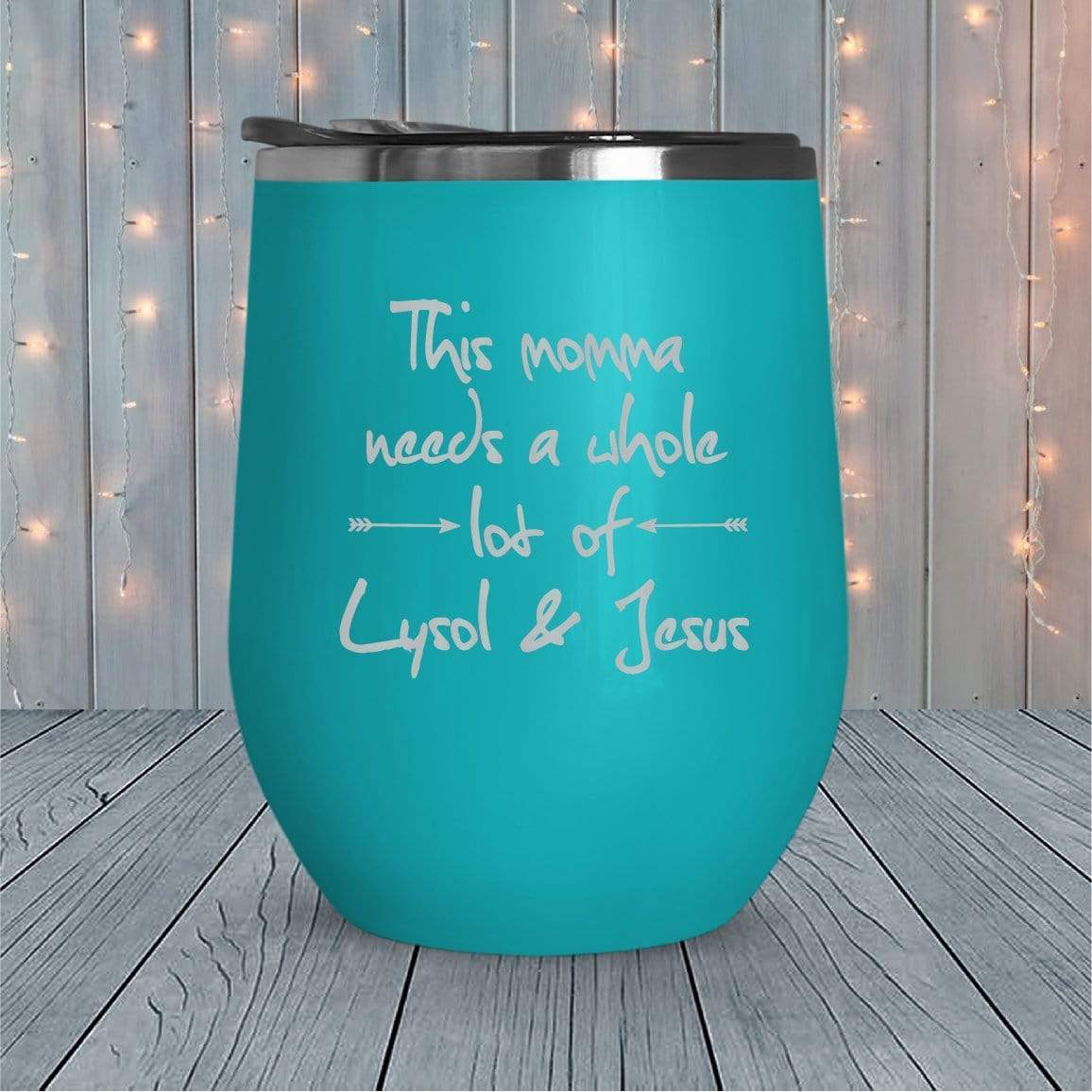 21 Threads - Vendita all'ingrosso Bicchiere/tazza termica - Bicchieri incisi al laser Lysol e Jesus10