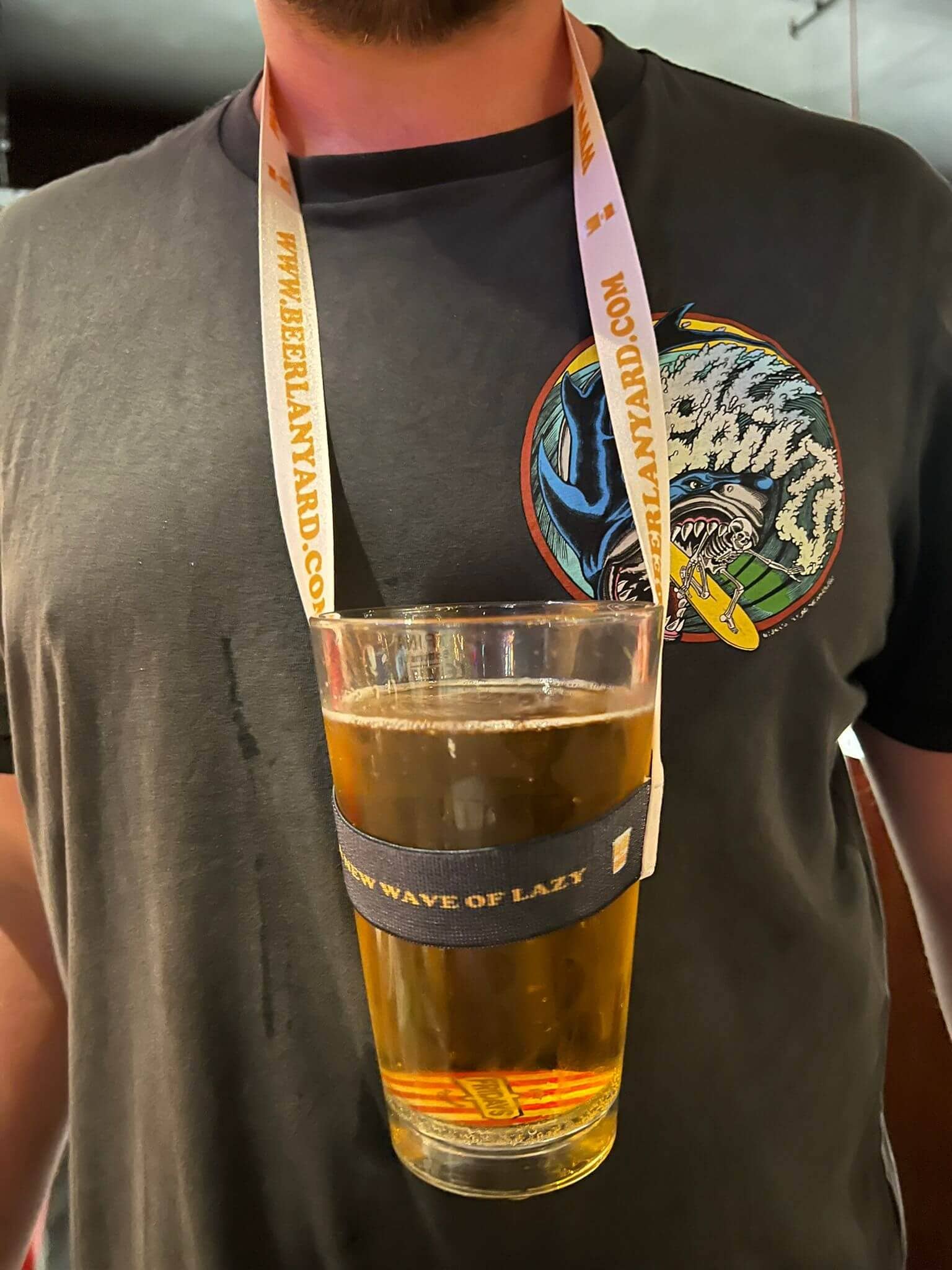Beer lanyard - Vente Lanière – homme - Trio x 3 lanières10