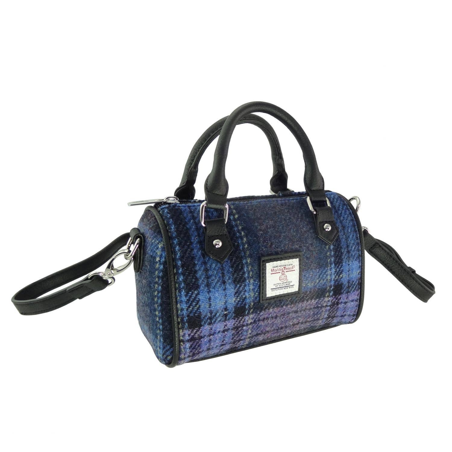 Glen Appin Of Scotland - Wholesale Top Handle Bag - Women's - LB1203 Harris Tweed 'Kilbride' Mini Bowling Bag30