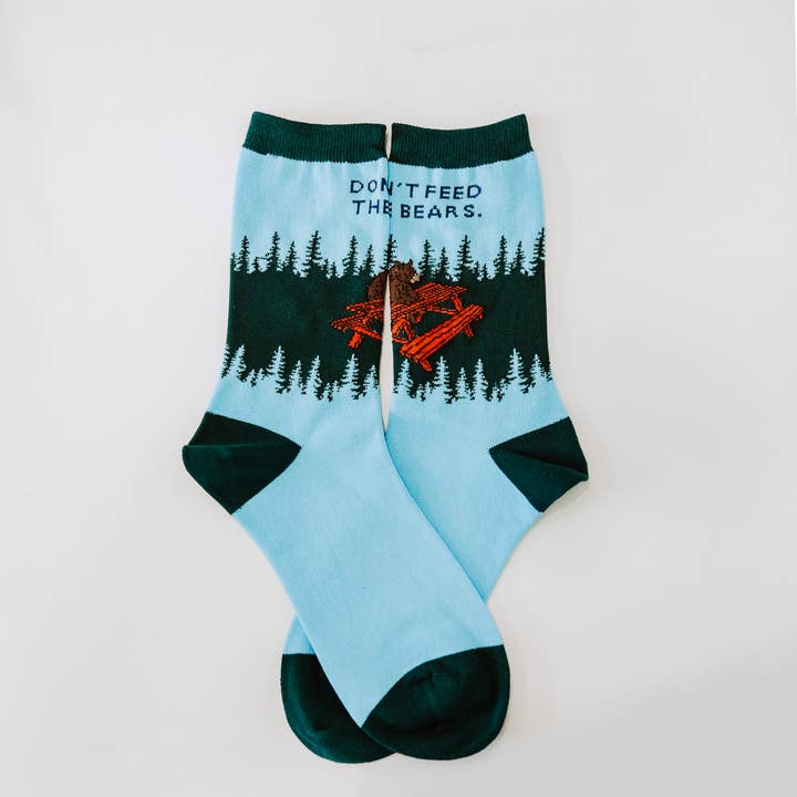 The Montana Scene - Wholesale Socks - Unisex - Don't Feed the Bears Unisex Socks1