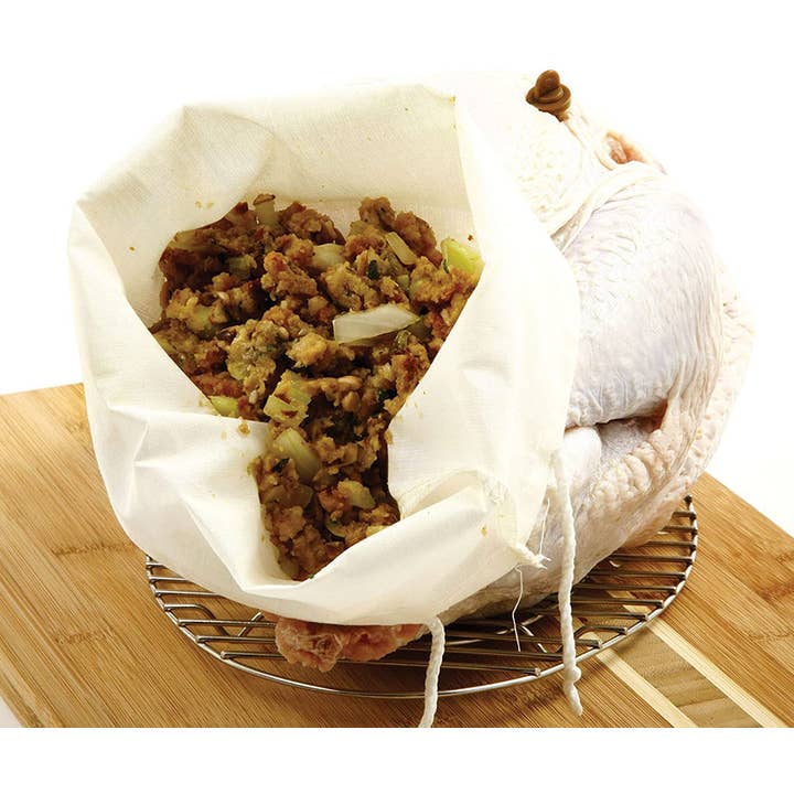 Ventures Int'l Products Inc. - Wholesale Food Storage Wrap/Bag - REGENCY WRAPS® Natural Turkey Stuffing Bags, Set of 21