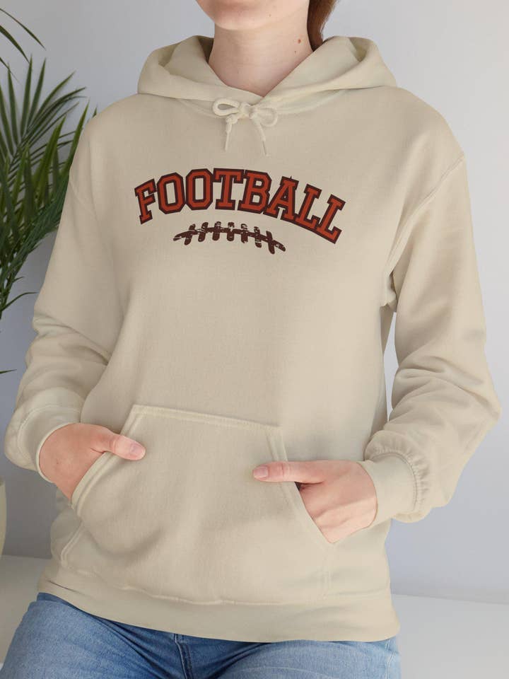 Fall Football Unisex Heavy Blend™ Hooded Sweatshirt for wholesale by 240 Spirit Press