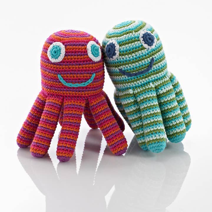 Storytelling Products by Mark Hachmann Consulthink UG - Wholesale Handheld Rattle - Baby - Rattles - octopus green