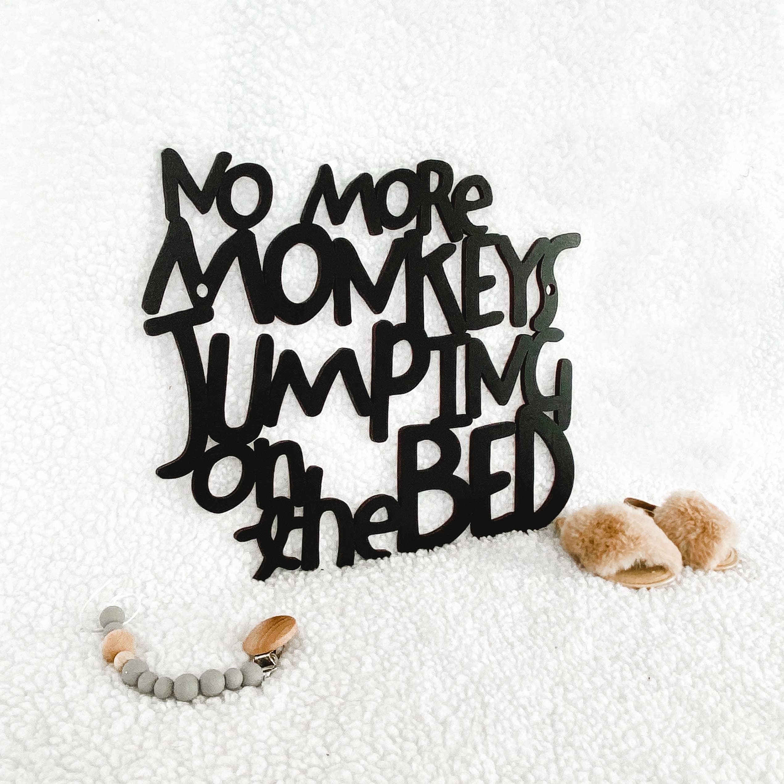 Spunky Fluff - Wholesale Wall Decor - Kids & Baby - No More Monkeys Jumping On The Bed, Kids Playroom Wall Art25
