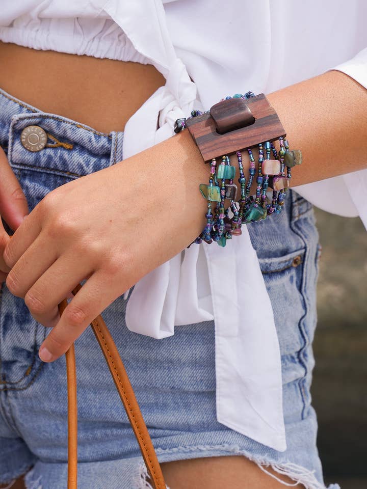 Shelly Big Buck Bracelet for wholesale by Bali Queen