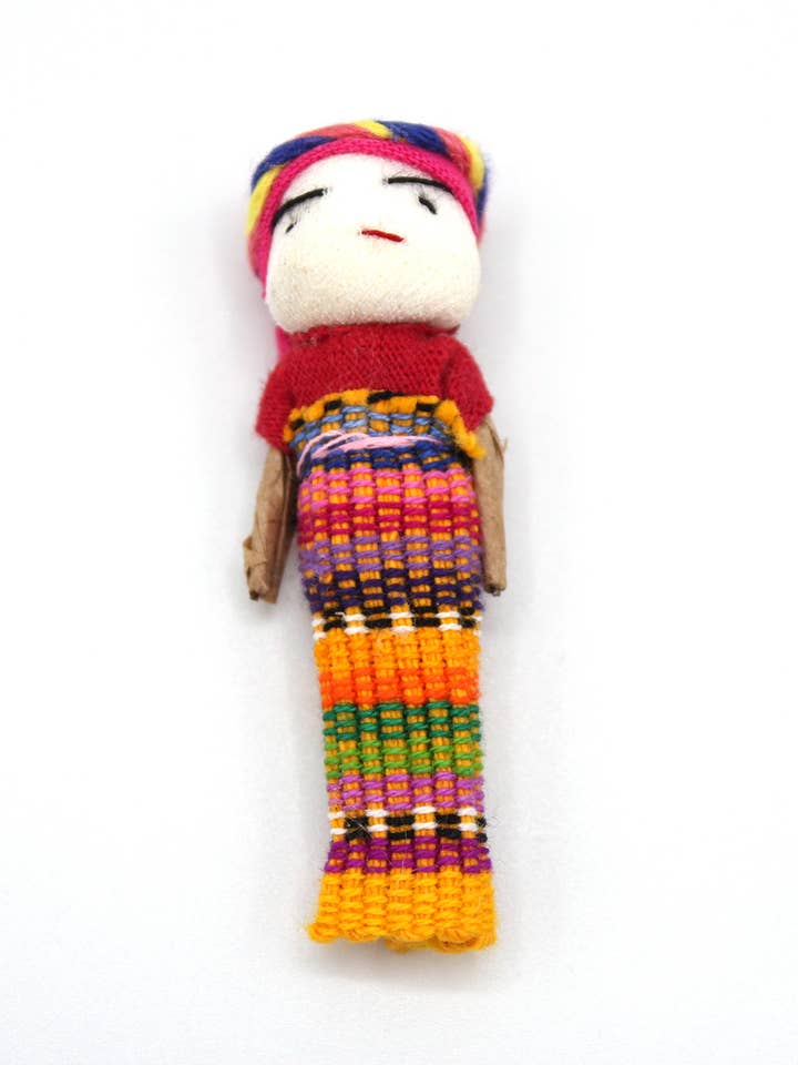 1 Guatemalan Worry Doll for wholesale by Magic Mama Co