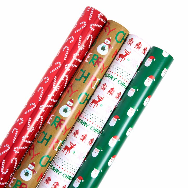Whimsical Roll Wrap Bundle – 4 Rolls with Gridlines, 12 Foot Rolls for wholesale by Gartner Studios