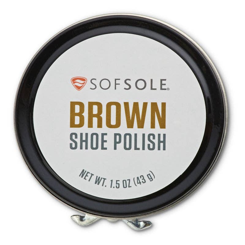 Everyday Supply Co - Wholesale Shoe Polish - SOF SOLE - Sof Sole Brown Shoe Polish 1.5 oz0