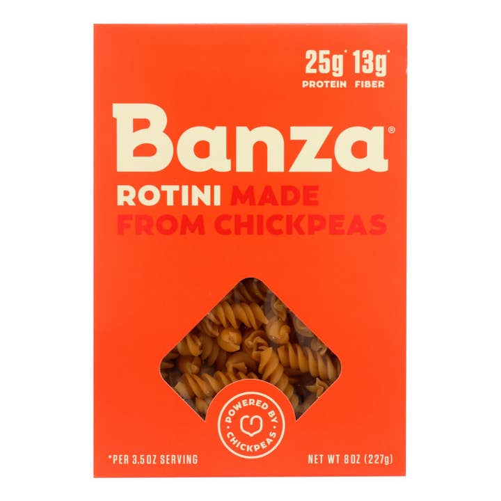 Banza - Pasta Chickpea Rotini - Case Of 6 - 8 Oz. for wholesale by Everyday Supply Co