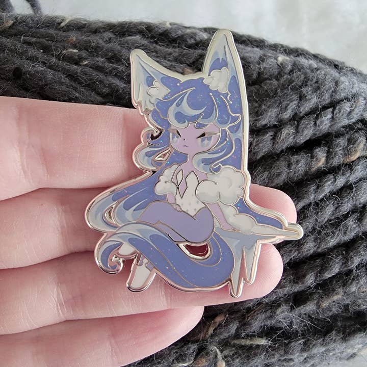 Xhilyn - Wholesale Lapel Pin/Button - Fennec Frost Pins - Dec 20248