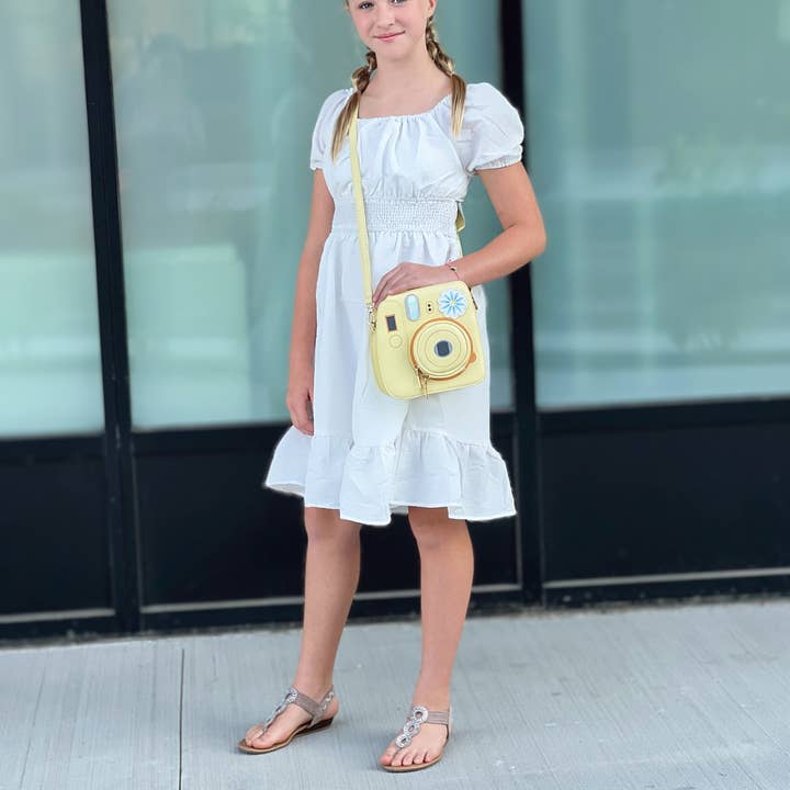 Bewaltz - Wholesale Crossbody Bag - Women's - CLOSEOUT! Oh Snap Instant Camera Handbag 💮 - Mellow Yellow