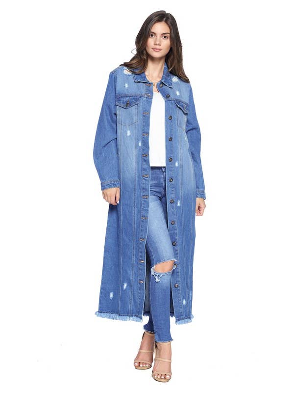 patrol jeans - Wholesale Denim Jacket - Women's - Ladies Denim Jacket( Open size)12