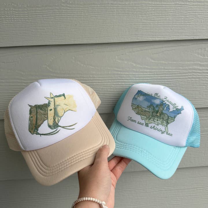 Best Pals & America the Beautiful Trucker Hat and other Purchase Wholesale pony pals. Free Returns & Net 60 Terms on Faire trending on Faire.