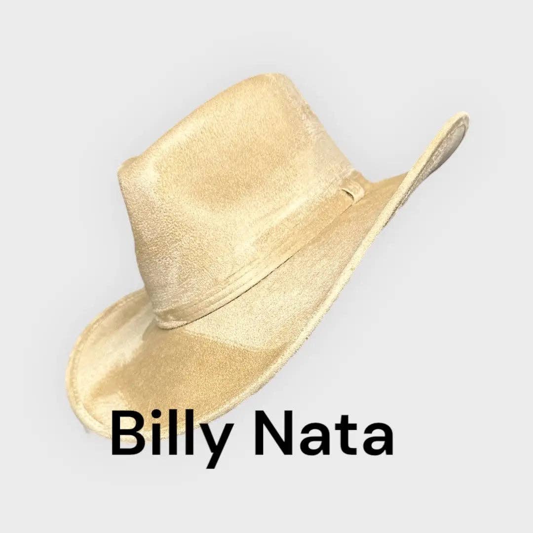 Nati Natash – Fedora - Unissexo por atacado – Chapéu estilo Billy em camurça vegana11