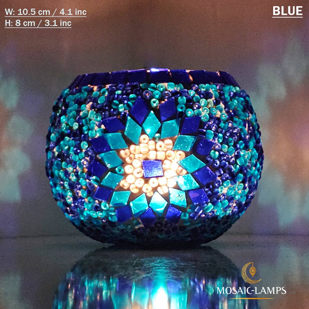 Mosaic Lamps - Wholesale Candle Holder - Turks Color, Turkish Mosaic Candle Holders, Votive Candle0