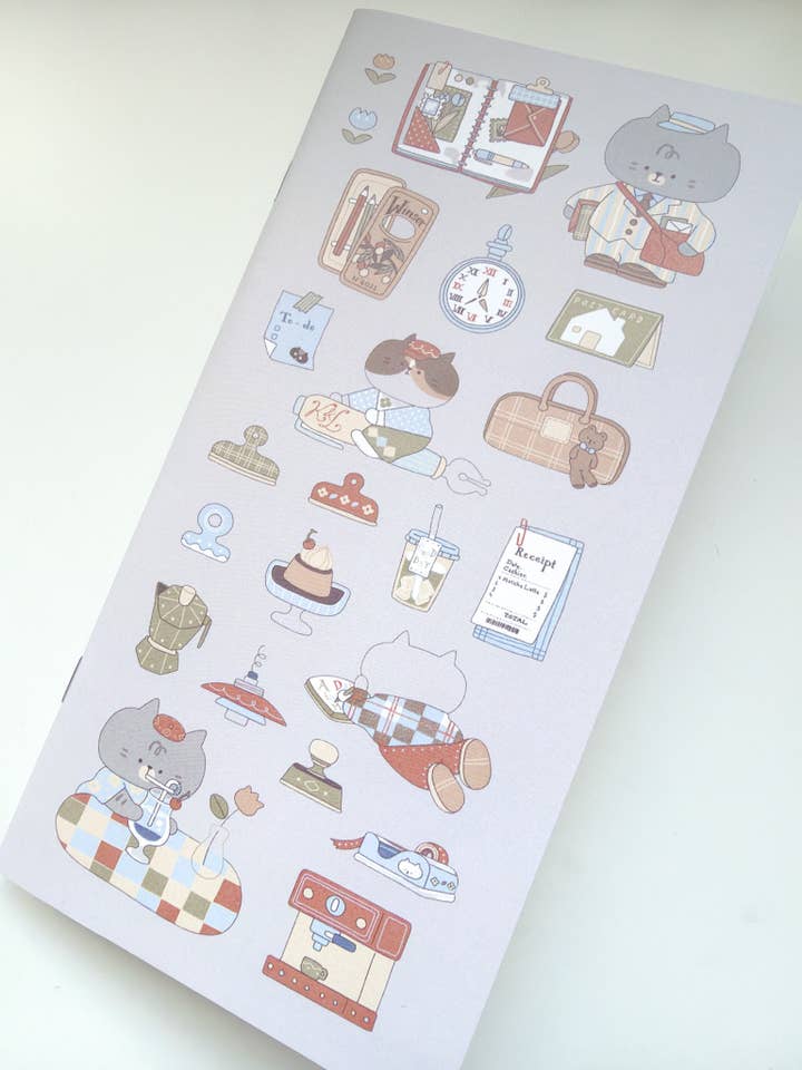 Kuboandlucy Stationery Co x Idiot Sandwich | Standard TN Sticker Release Book for wholesale by Kuboandlucy Stationery Co