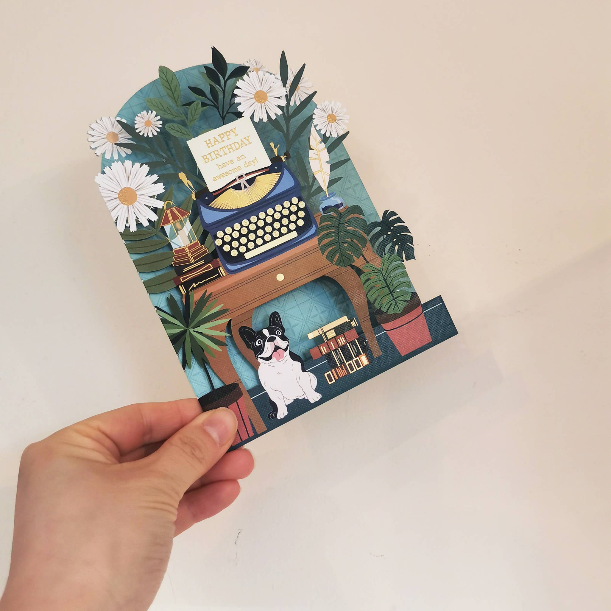 Alljoy Design – Engroshandel Fødselsdagskort – Originalt papirklip kort - AL2531