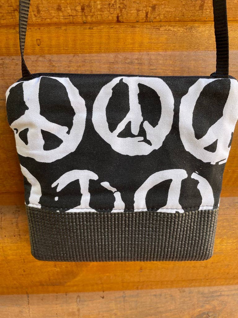 OlovesM.com - Wholesale Crossbody Bag - Women's - Stella Black Cross Body Purse-Peace2