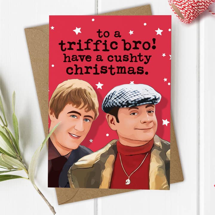 Mrs Best Paper Co. – wholesale Christmas card – Triffic Bro, Only Fools & Horses - Christmas Card