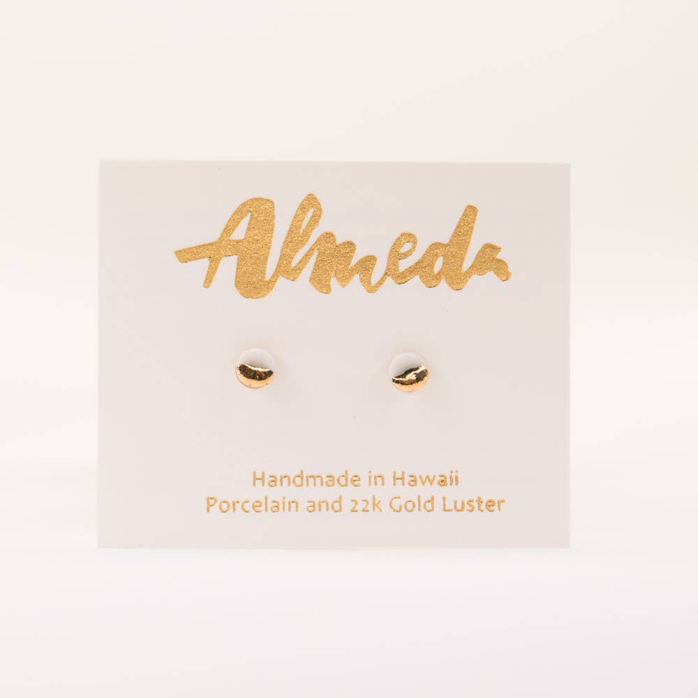 Almeda Jewelry - Venta al por mayor Pendientes de botón/aretes de poste - Minicírculo Lanikai (55-LMC)3