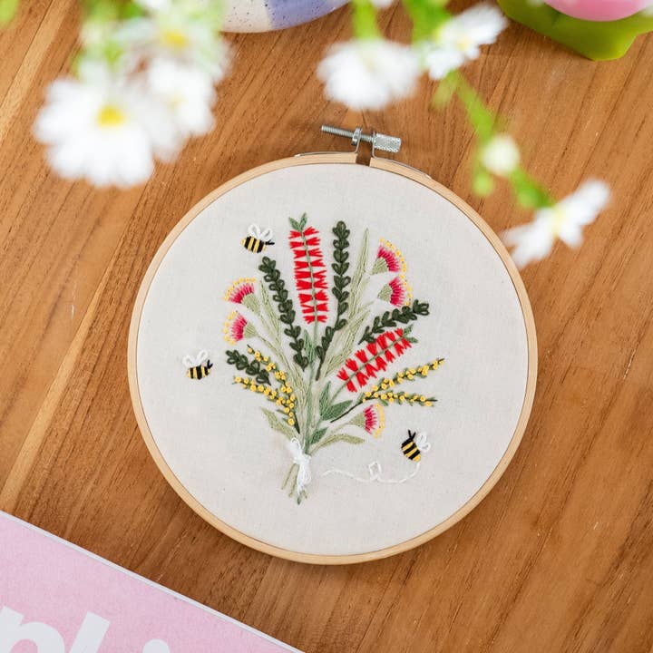 AUSTRALIAN NATIVE BOUQUET - Embroidery Kit for wholesale by Craft Club