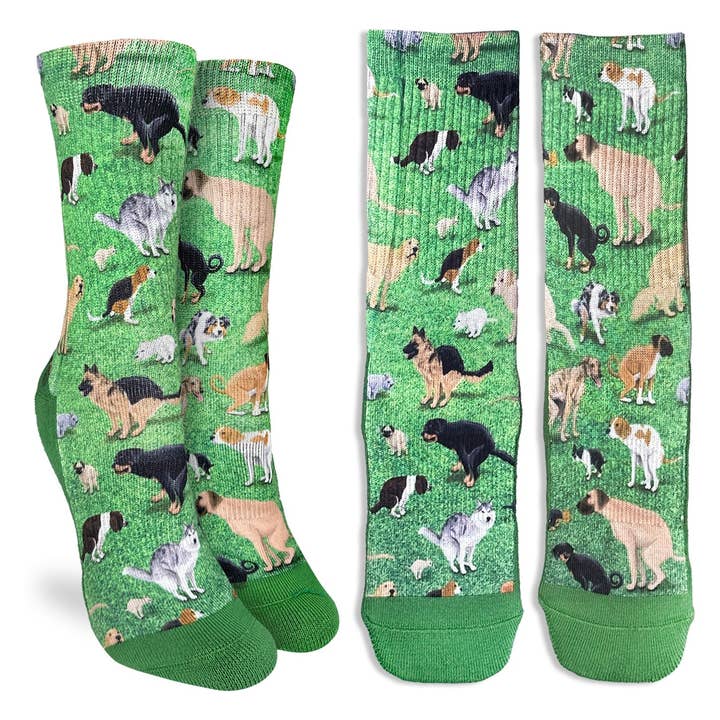 Women's Dogs Pooping Socks for wholesale by Good Luck Sock