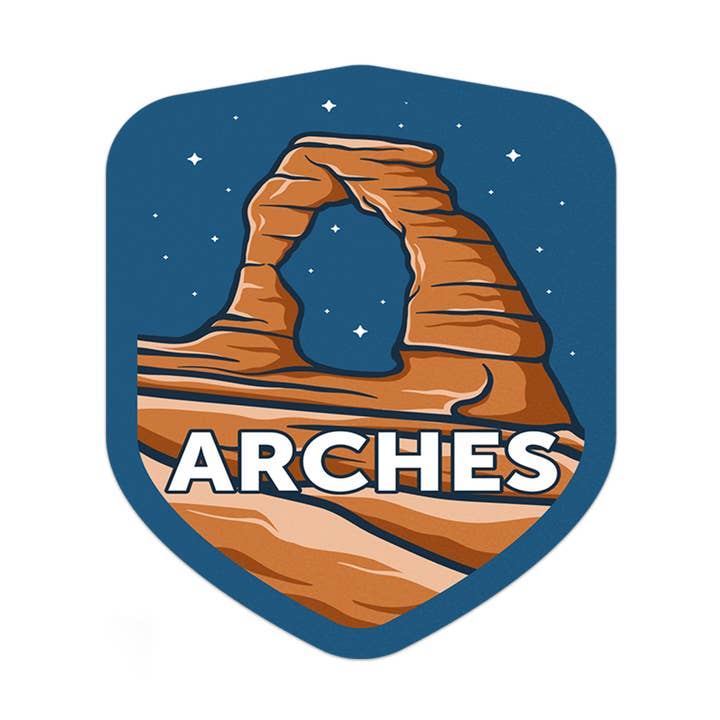 Arches National Park Sticker for wholesale by Albion Mercantile Co.