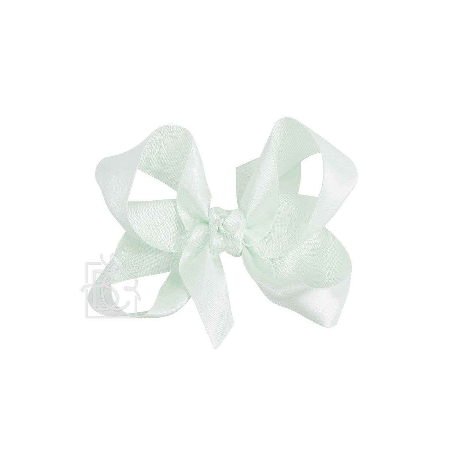 Beyond Creations, LLC - Wholesale Hair Bow - Kids - SATIN BOW ON CLIP238